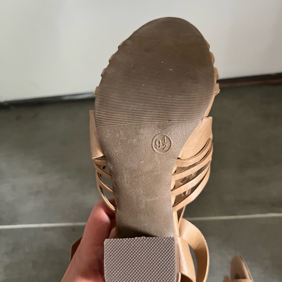 Slightly worn Merona wedge sandals. Comfortable and cute. - Picture 4 of 5